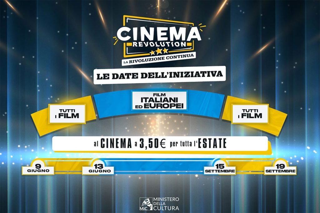 Cinema Revolution 2024: film italiani ed europei a 3,50 euro per tutta l’estate