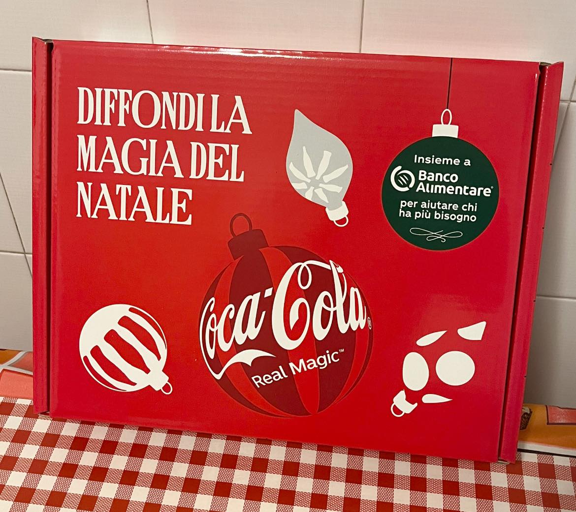 Coca-Cola Xmas Box: Coca-Cola conferma il proprio sostegno a Banco Alimentare